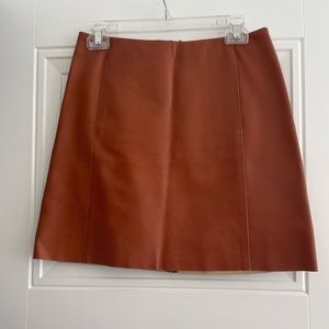 Vince Leather Skirt